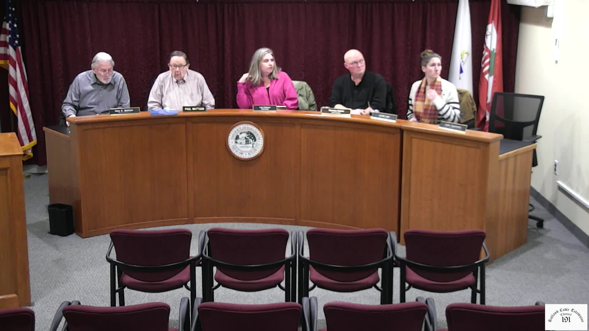 Select Board - December 11, 2023